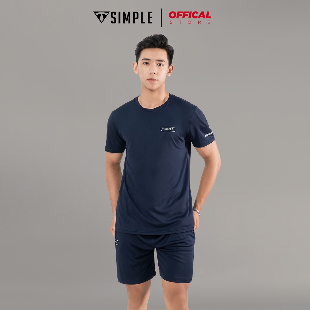 Bộ Thể Thao Nam TSIMPLE quần áo tập gym vải thun lạnh thoáng mát co giãn năng động thời trang MSSBHP1 | BigBuy360 - bigbuy360.vn