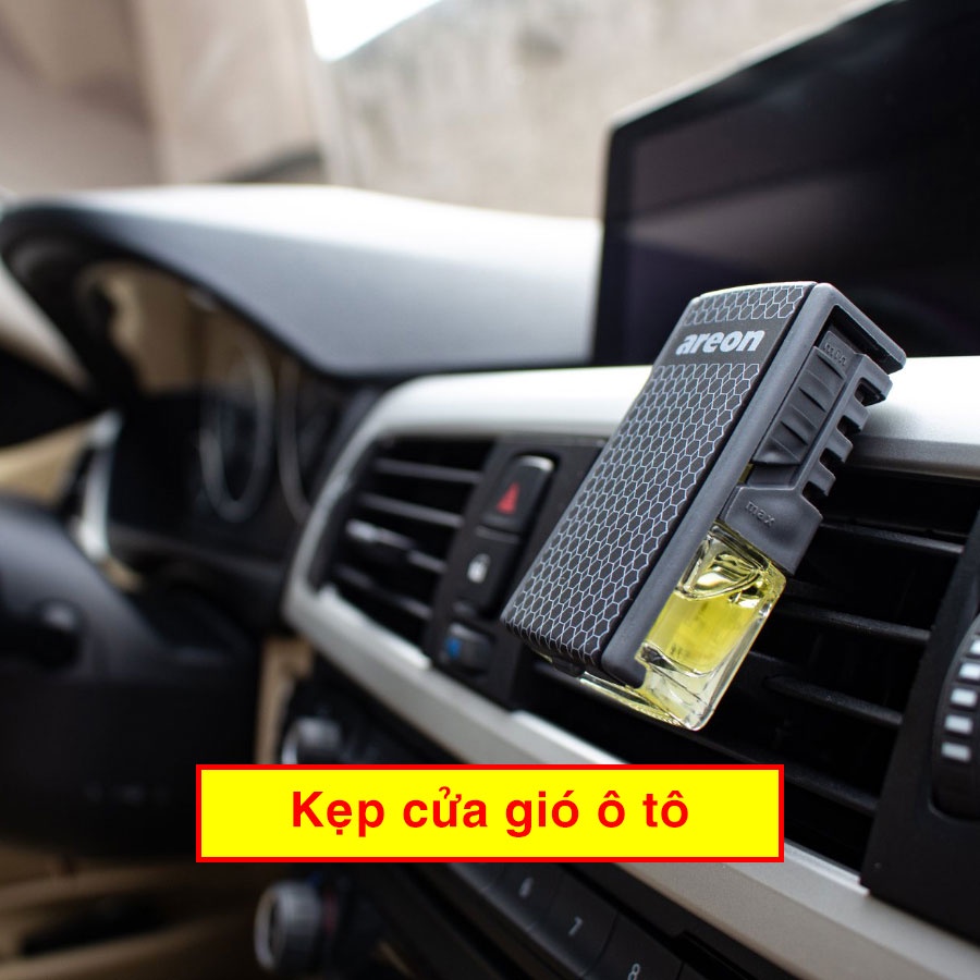 Nước hoa ô tô kẹp cửa gió điều hòa AREON SPORT GOLD Sang trọng Nhập Khẩu Bulgaria