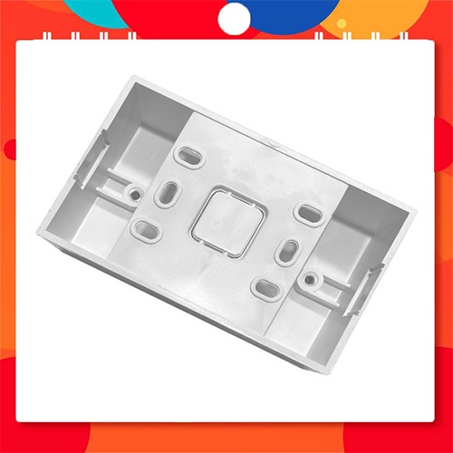 Đế âm đơn SE2157 & đế âm đôi SE2157D - đế nổi đơn SECK257 & đế nổi đôi SECK157D, bằng nhưa tự chống cháy cao cấp LiOA