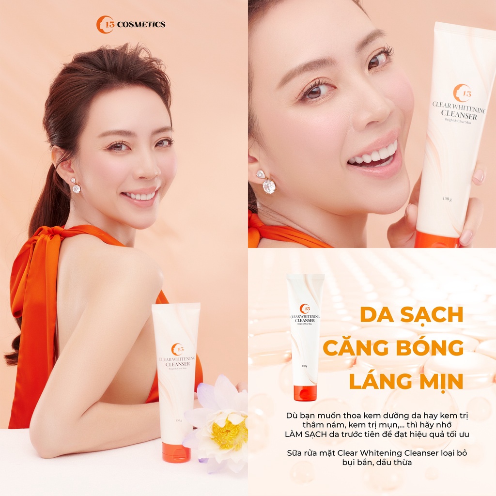Bộ Chăm Sóc Da Flower Skin Chống Lão Hóa, Dưỡng Ẩm Chuyên Sâu C13 Cosmetics Thu Trang