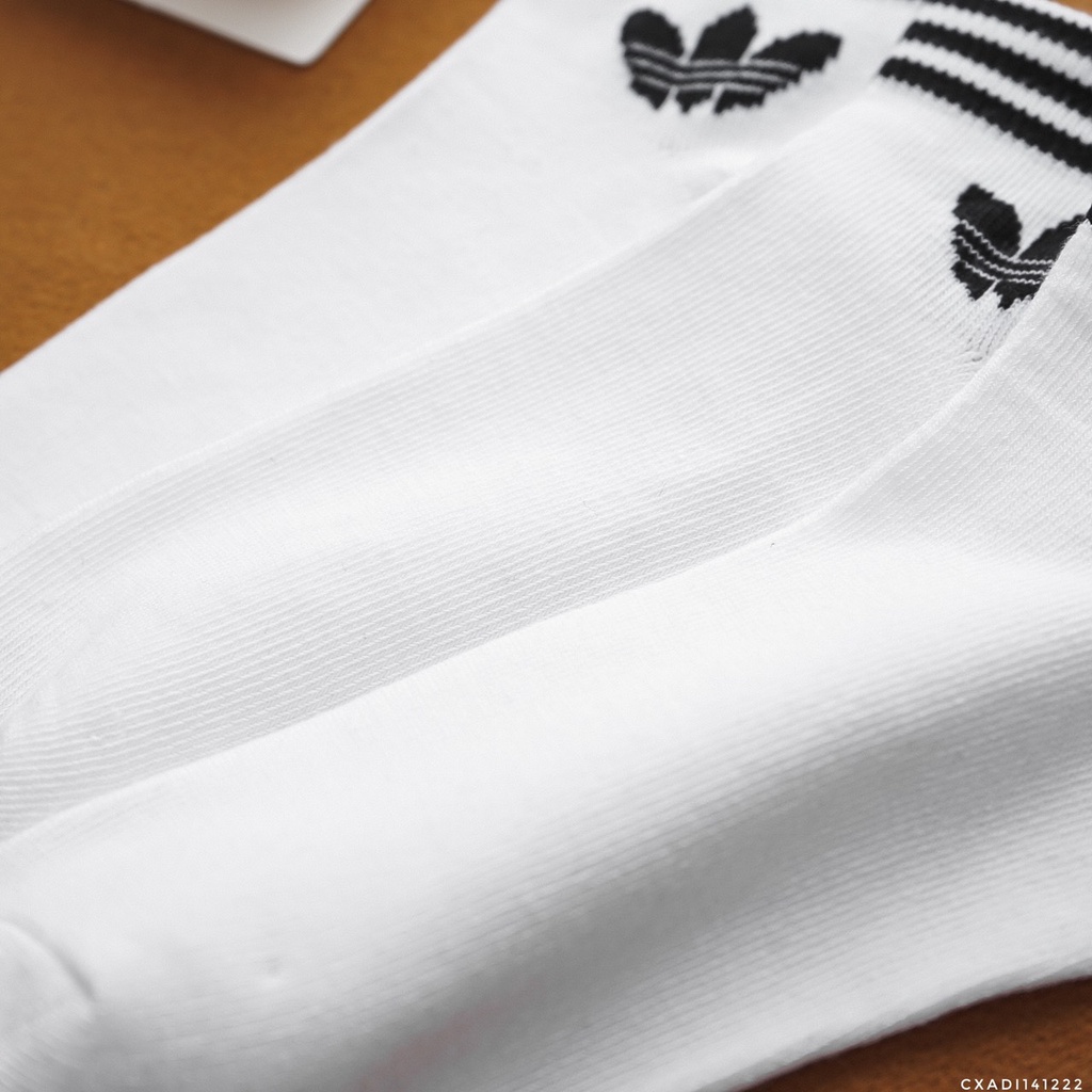 Set 6 Đôi Vớ Cổ trung thể thao với chất liệu cotton cao cấp, thấm hút tốt AD11