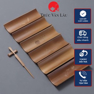 Bộ dụng cụ pha trà đạo, bộ cung nhãn tre Trúc Vân Lâu
