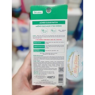 Miếng Dán Mụn ACNES CLEAR PATCH (24 Miếng)