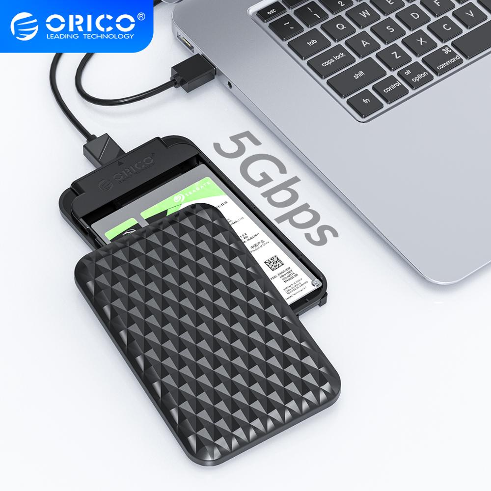 ORICO Hộp Đựng Ổ Cứng Ngoài 2.5 Inch SATA Sang USB 3.0 5Gbps 4TB SSD HDD HD Cho 7-9.5mm HDD(2020)