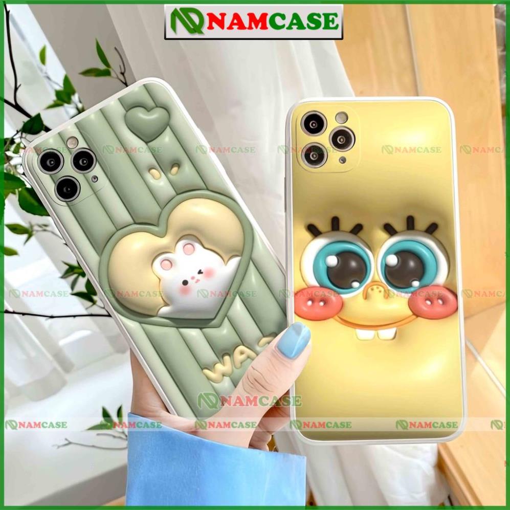 Ốp lưng iphone cặp đôi hoạt hình 3D độc lạ ngộ nghĩnh dễ thương đẹp cho ip 6/6s/7/8/X/XS/11/12/13/14 Pro Plus Max