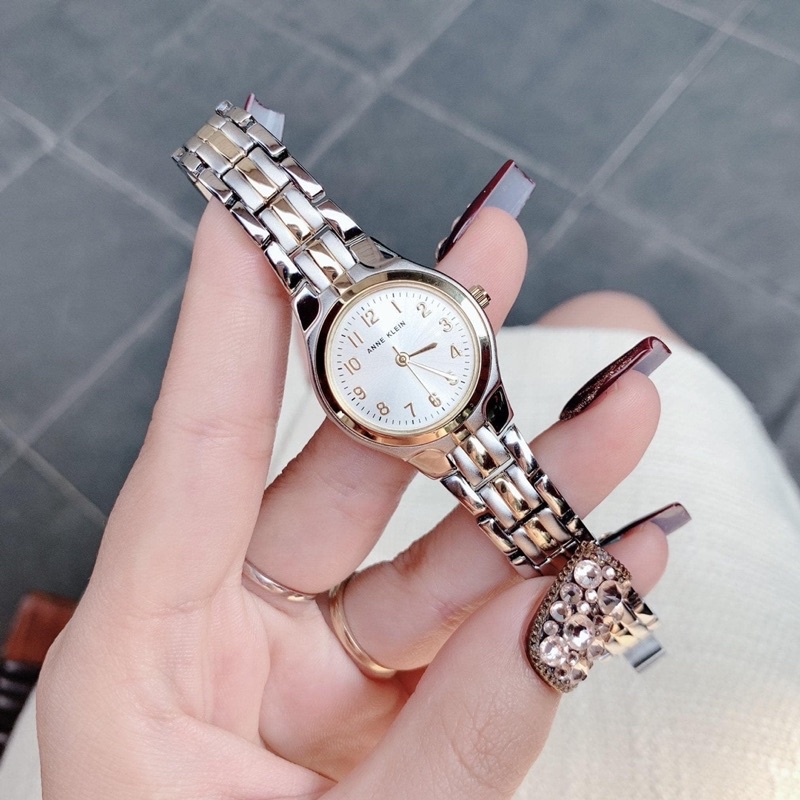 Có ảnh thật kèm quà tặng đủ bill đồng hồ nữ chuẩn auth anne klein