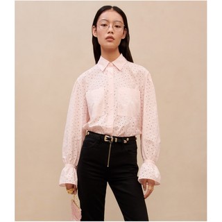 C391 áo sơ mi xuất dư của maje