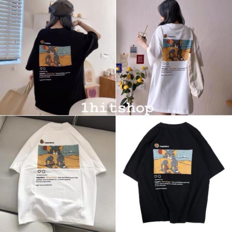 Áo Thun MÈO &amp; CHUỘT Unisex