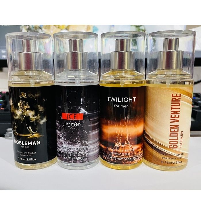 Xịt thơm bodymist nam mùi thơm lịch lãm 75ml - atishouse