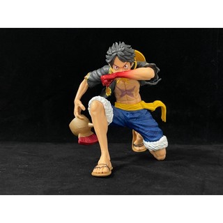 Mô hình OnePiece - Luffy quỳ thổi tay