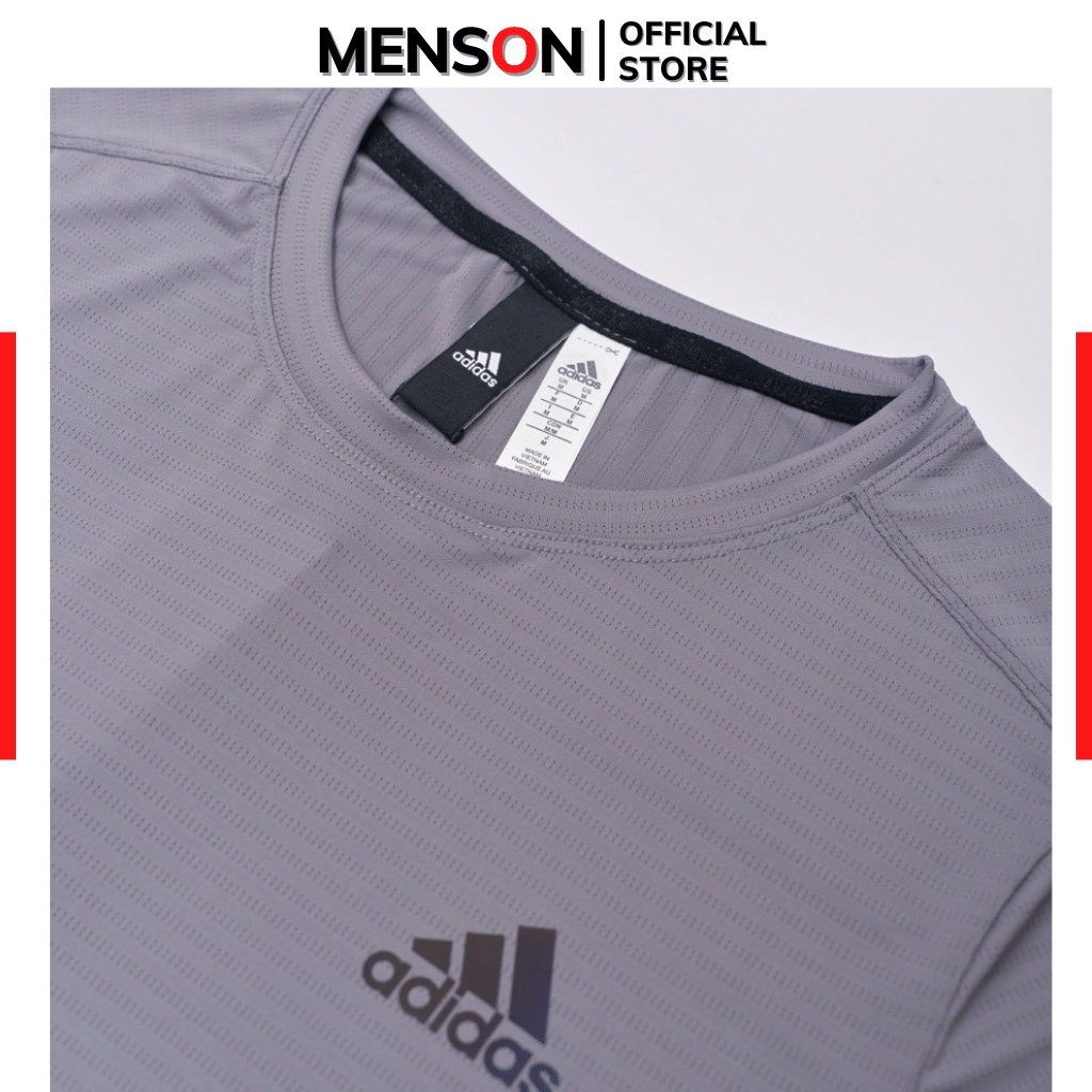 Áo thun nam thể thao mùa hè Adidas chất mát Hàng Hiệu Menson MM731 Áo thể thao nam cộc tay bền đẹp mặc nhà 2023