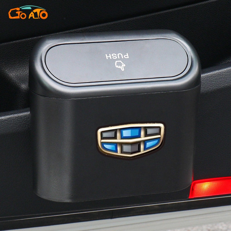 GTIOATO ThùNg ĐựNg RáC Xe HơI TiệN LợI ThùNg RáC TrêN Xe Ô Tô ThùNg RáC Oto Mini ĐựNg Đồ Ô Tô Cho Geely Okavango Coolray Emgrand Azkarra