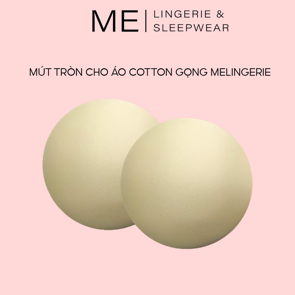 1 cặp mút đệm mỏng cho áo cotton Melingerie màu nude