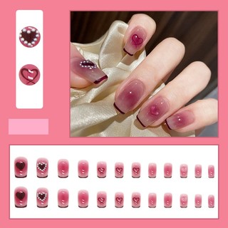 Móng giả Set 24 móng tay kèm chai keo dán