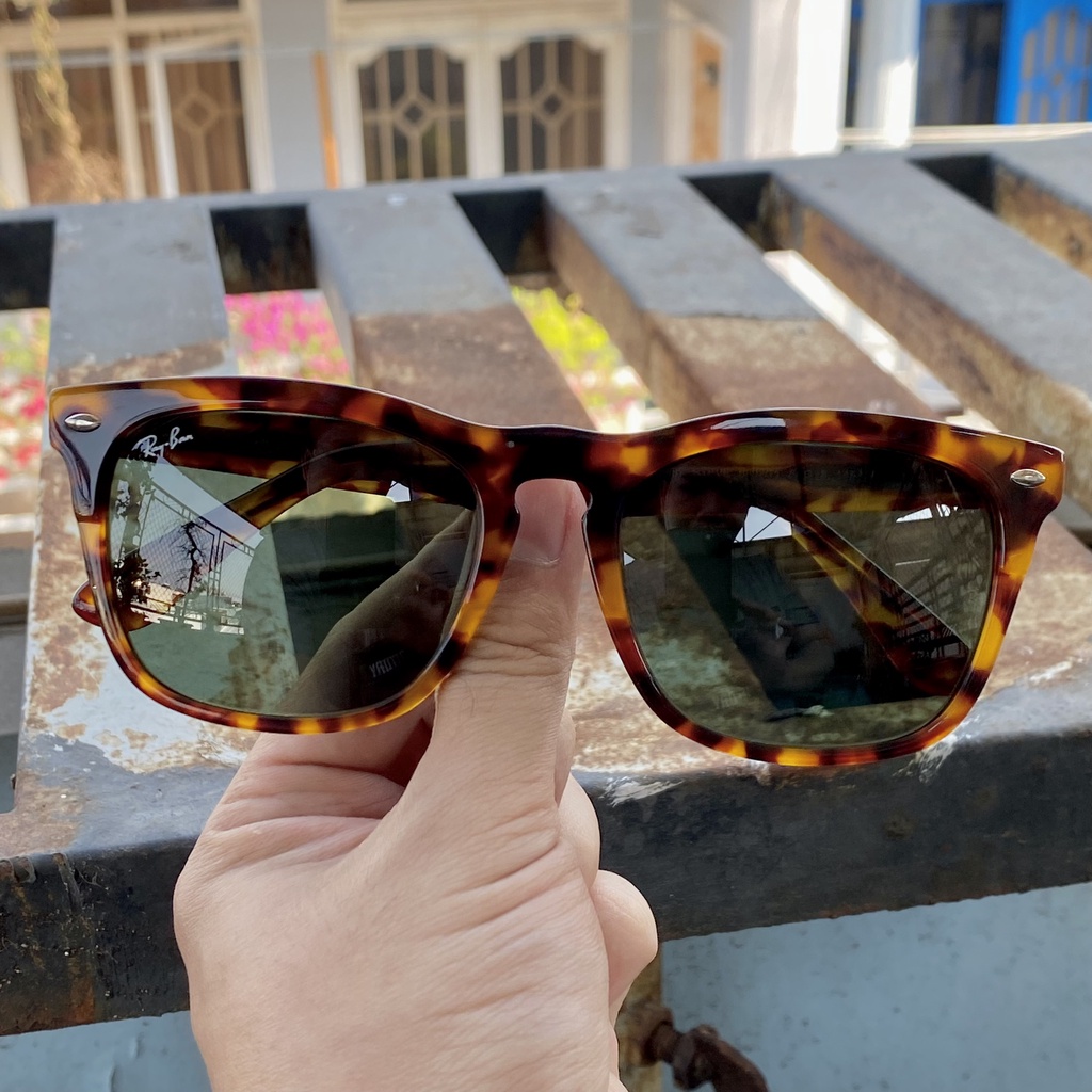 KÍNH RAYBAN WAYFARER 4487 STEVE CHÍNH HÃNG ĐÃ QUA SỬ DỤNG GỌNG ĐỒI MỒI MẮT THỦY TINH ĐỘC ĐÁO