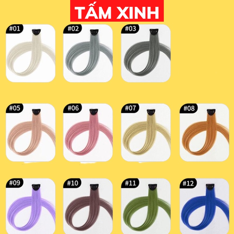 Light tóc giả nữ đẹp bản to dầy dáng thẳng - LIGHT BẢN TO