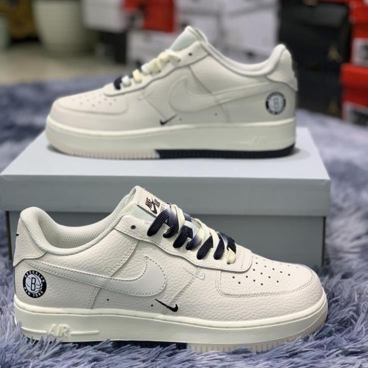Giày thể thao AF1 âm dương, Giày Air force 1 Brooklyn Sail Black phản quang nam nữ hot trend 2022 xưởng giày nguyễn tình