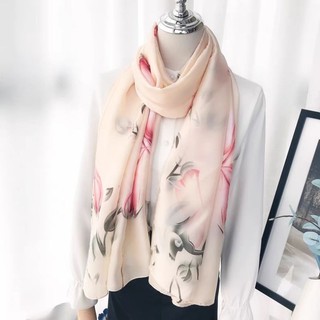 Khăn choàng lụa hot trend size 90x180