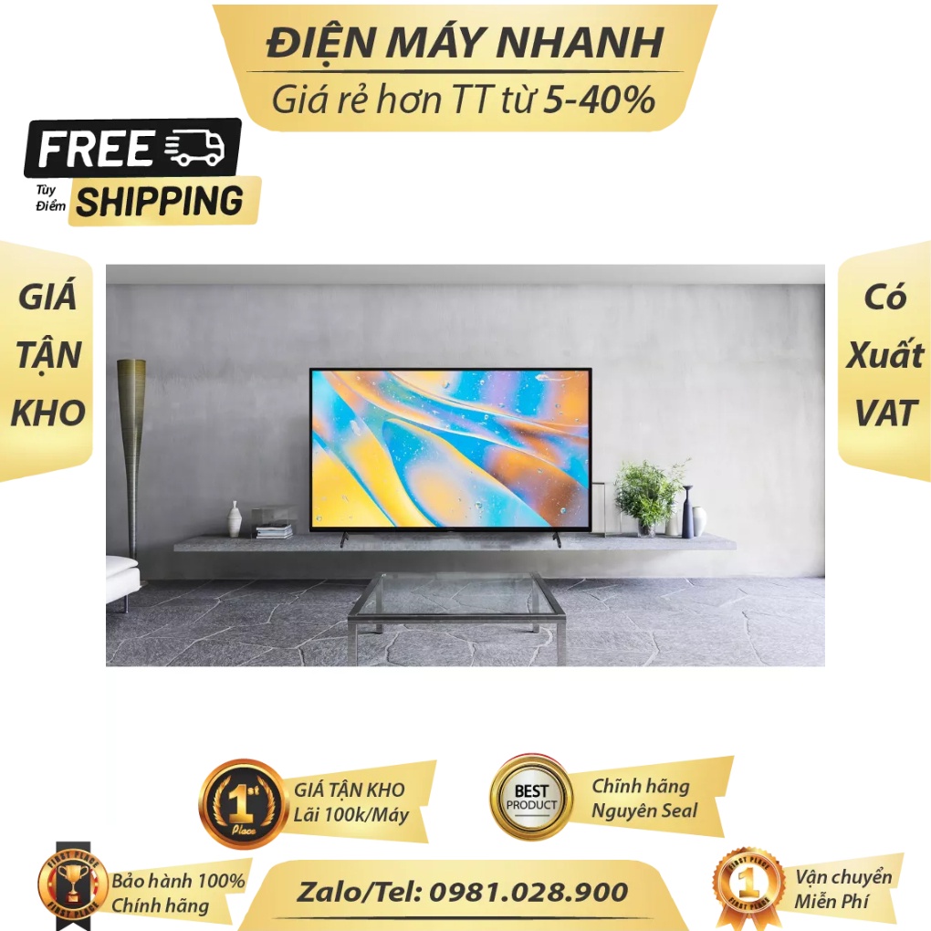Google Tivi Sony 4K 65 inch KD-65X75K Chuẩn 100%