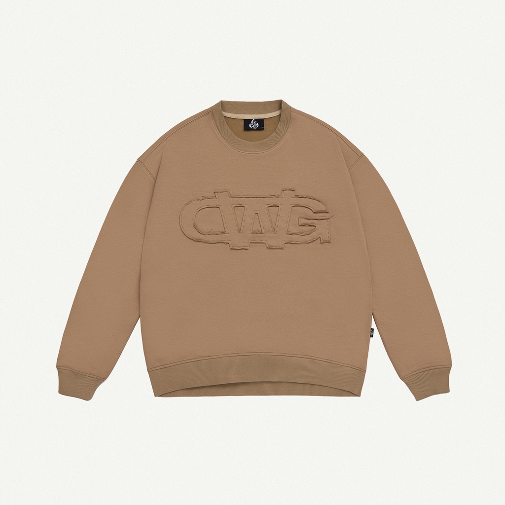 PATCH LOGO SWEATER / Áo sweater vải nỉ cua / GAMBLE WORLDWIDE