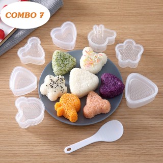 Khuôn Tạo Hình Cơm Nắm Tam giác, Các Hình Ngộ Nghĩnh - sushi - Foodland