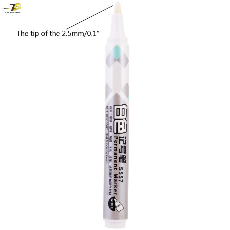 Bút lông dầu trắng, Vẽ tranh sơn dầu chống thấm nước