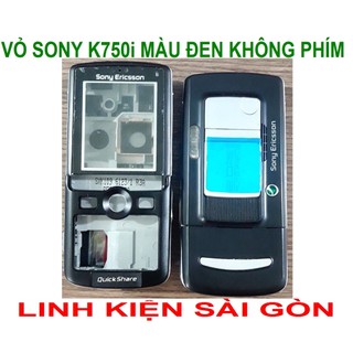 Vỏ sony k750i màu đen không phím