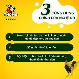 Nghệ đỏ ( nghệ gà ,Ngãi vô gà) 500g cho gà chắc da