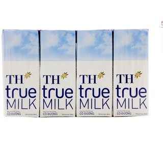 Sữa tươi tiệt trùng TH True Milk Có đường hộp 180ml (4 hộp) ",sữa lúa mạch TH True Chocomalt mạch 180ml