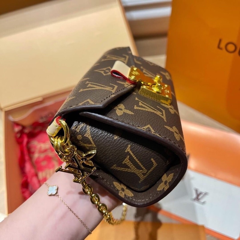 Túi đeo chéo LV MINI VIP FULLBOX NAM CHÂM cho nữ nhỏ gọn 16cm