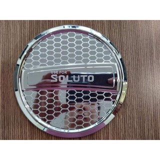 Ốp nắp bình xăng xe kia soluto đời 2019 - 2022 mạ crom cao cấp, sáng bống