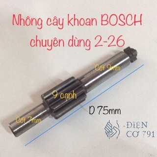 Trục máy khoan bê tông 2-26 / bán răng trục đứng máy khoan chuyên dùng bosch 2-26