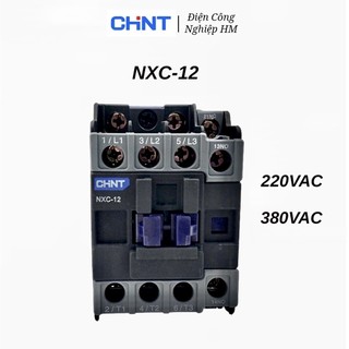 Contactor khởi động từ chint 3 pha 12a nxc-12 hàng chính hãng