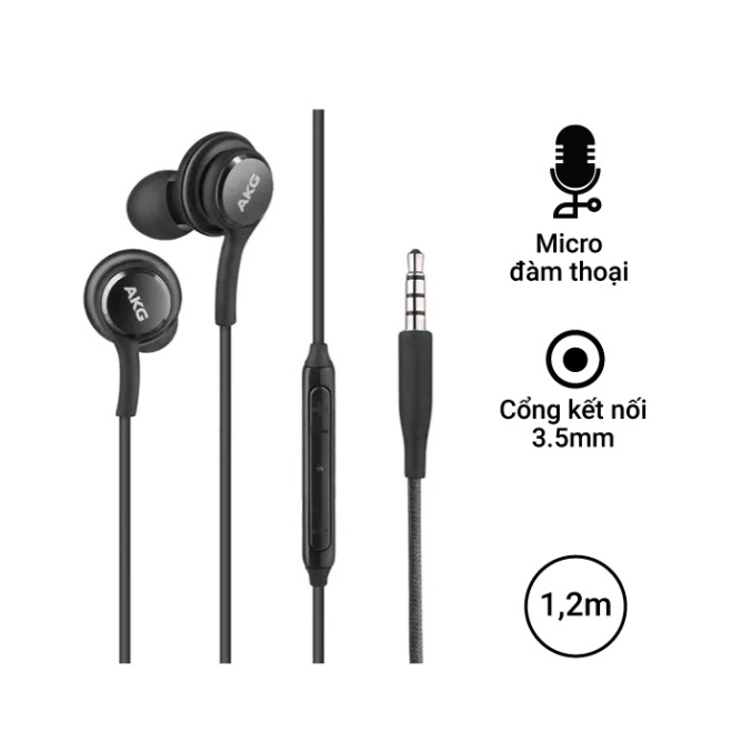 Tai nghe Samsung S21 2021 AKG chân Type C zin chính hãng + Tặng 2 nút tai phụ