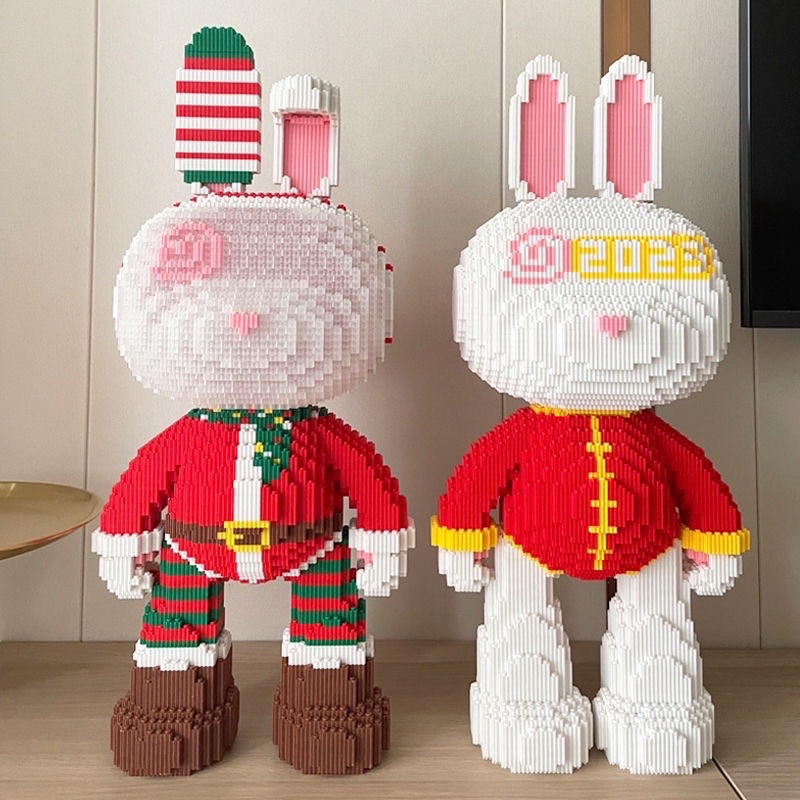 HÀNG SẴN Mô hình lắp ráp Thỏ Momo MPIN 55cm thỏ momo 3D hottrend