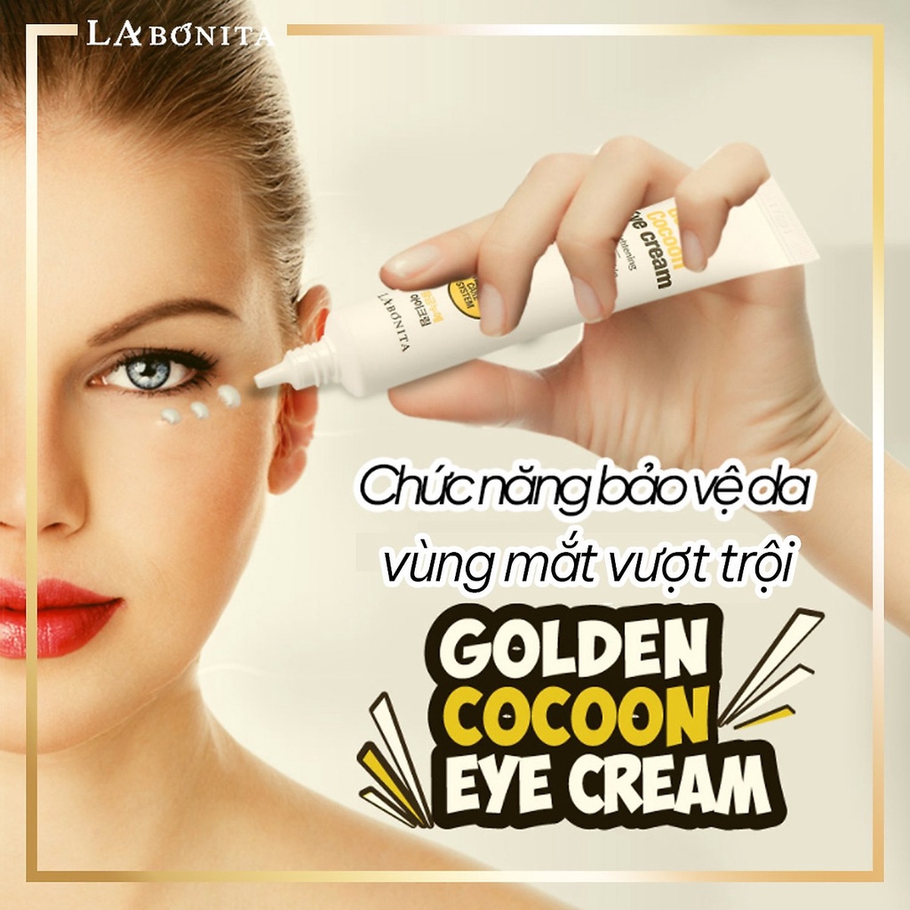 Kem dưỡng mắt La Bonita Golden Cocoon Eye Cream 30ml