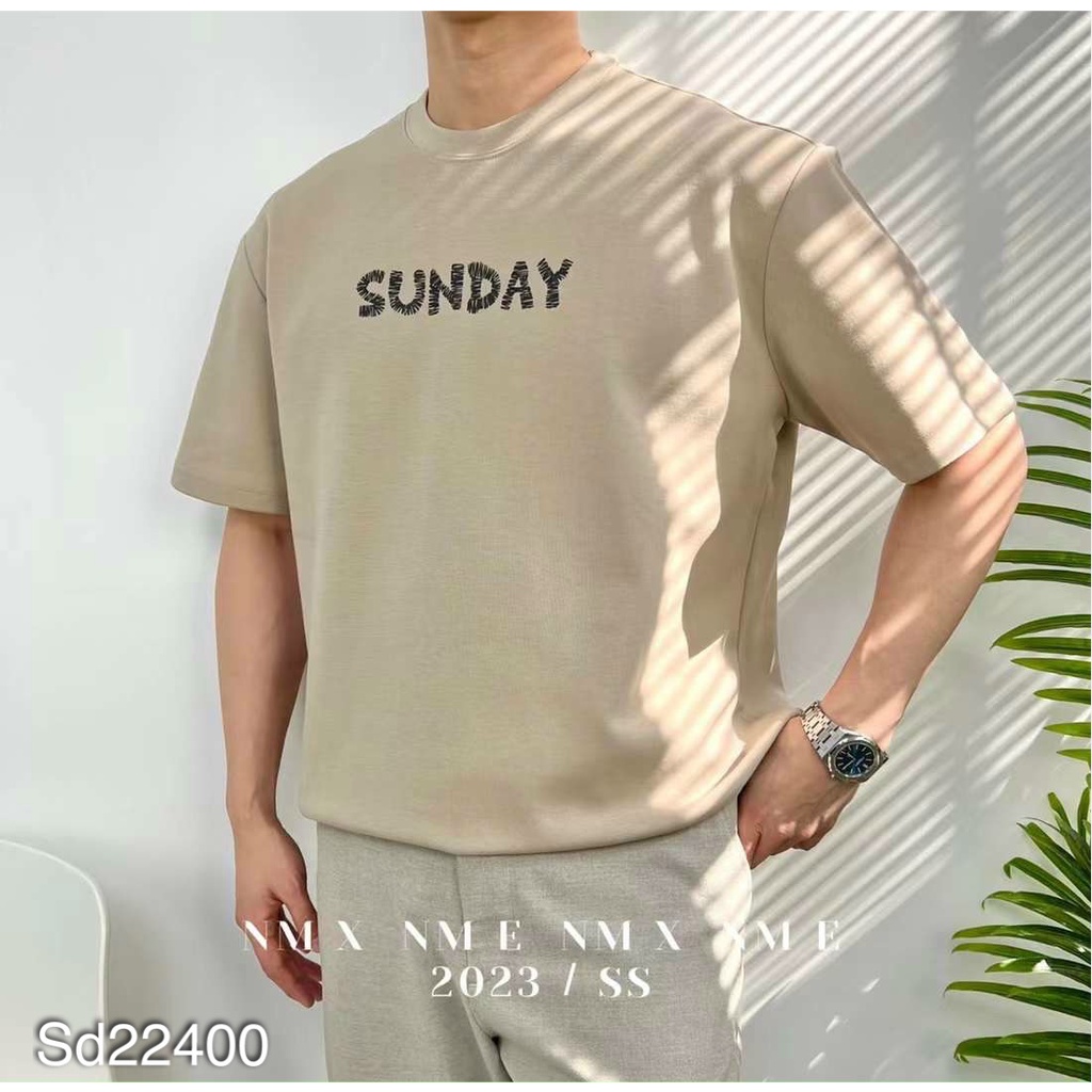 Áo Phông Nam In Chữ Siêu Đẹp - Áo Thun Nam Tay Lỡ Vải Cotton Siêu Mát