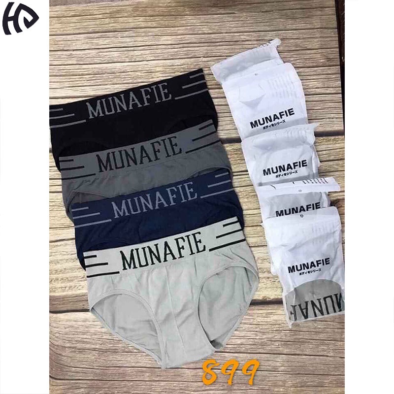 Quần lót nam tam giác Munafie vải thun cotton co giãn nhiều thời trang Hpfashion - QLN22