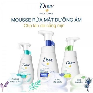 Srm dove dạng bọt tinh chất 160ml