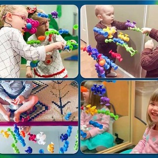 Hộp xếp hình dẻo Squigz 24 chiếc