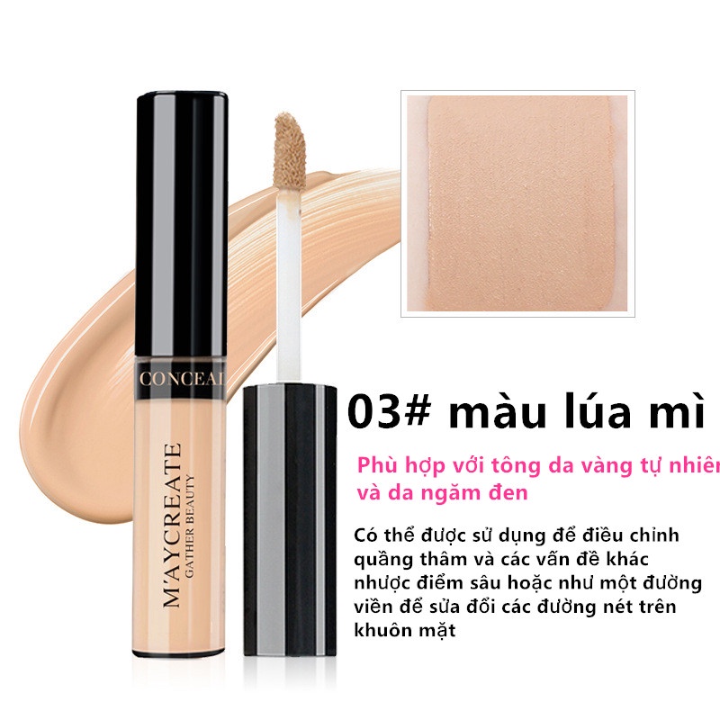 Thanh che khuyết điểm quầng thâm mụn Maycreate Concealer