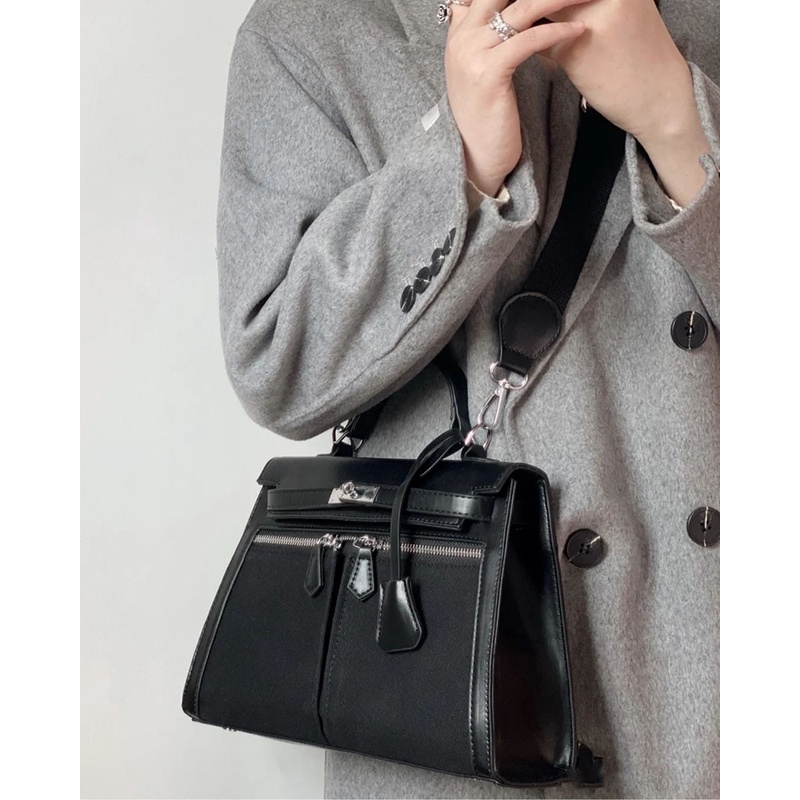 Túi Đeo Chéo Kylie mini Bằng Vải Bạt Cao Cấp Hợp Thời Trang Túi xách,  túi đeo vai（Hết hàng）