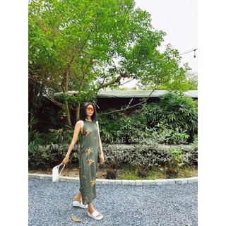 đầm hoa maxi