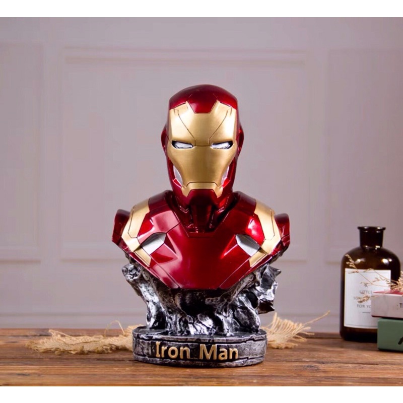 Mô hình iron man cao 18cm, đồ chơi maval,trang trí nhà cửa kệ bàn,làm quà tặng siêu chất