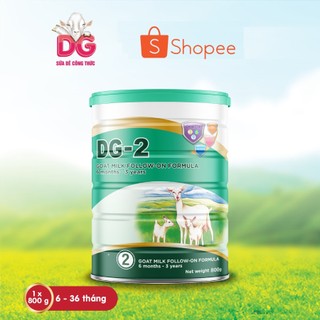 Sữa Dê Công Thức DG-2 800gr tặng túi canvas