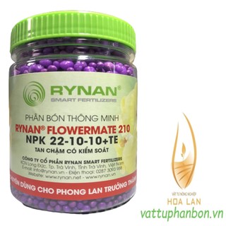 Phân bón thông minh rynan flowermate 210 npk 22-10-10+te - #502a# 150g
