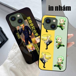 Ốp lưng Iphone 13 / ip 13 mini / ip 13 pro / ip13 pro max bộ hình monkey d lufy cùng thành viên