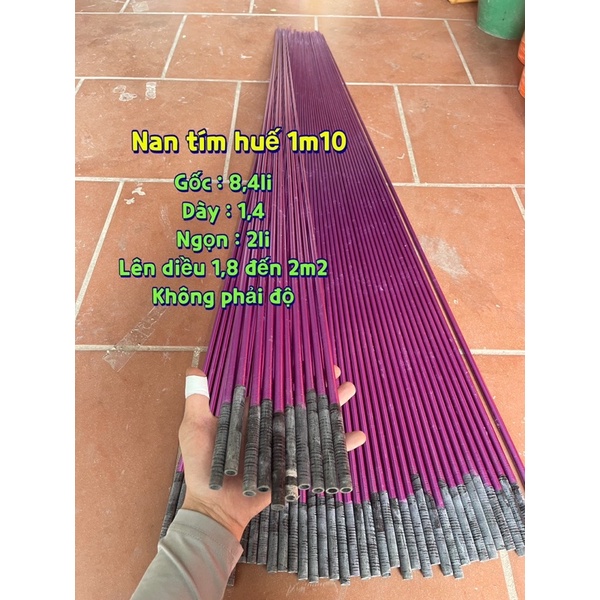 Combo 4 Nan Cacbon làm diều -ngọn cần câu - siêu dẻo