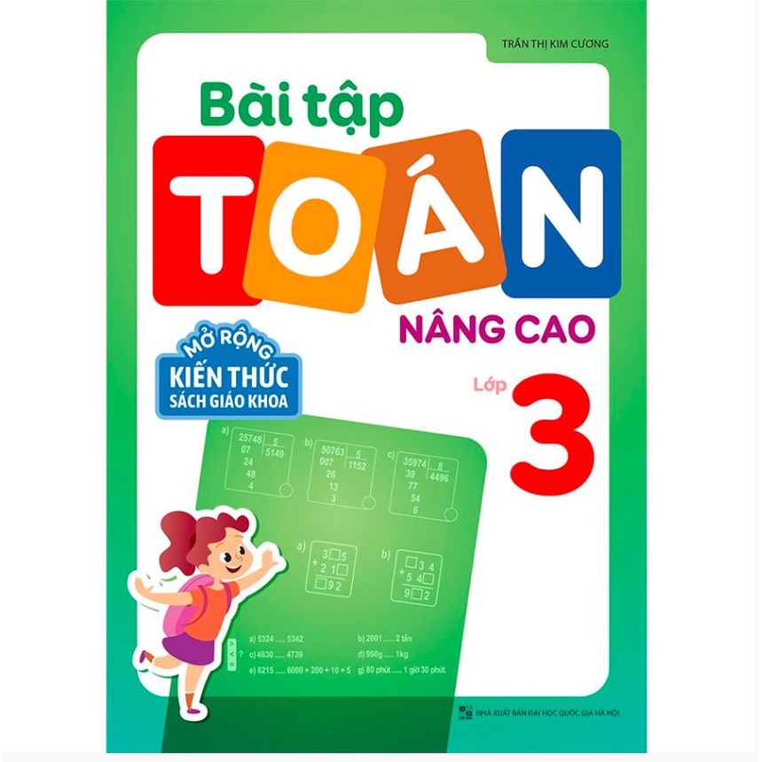 Sách - Bài tập toán nâng cao lớp 3 - Mở rộng kiến thức sách giáo khoa - MLB70