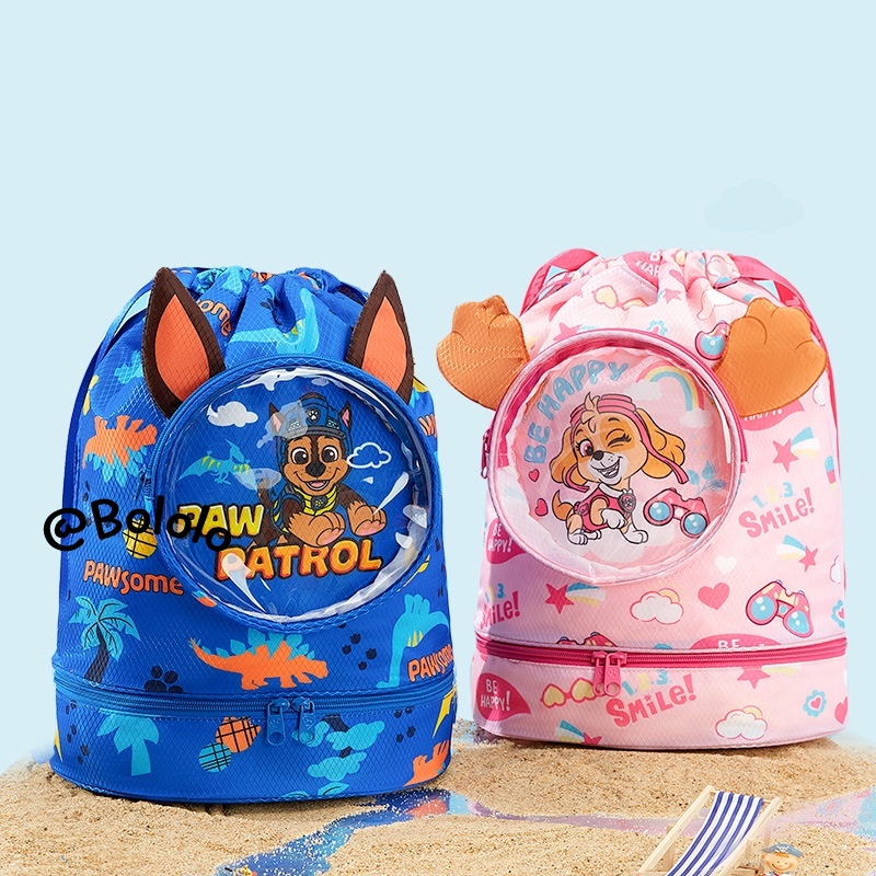 Bololo Túi Đựng Đồ Bơi Chống Thấm Nước Khô Và Ướt Tách Biệt Đội Wang Wang Bán Sỉ Cho Trẻ Em